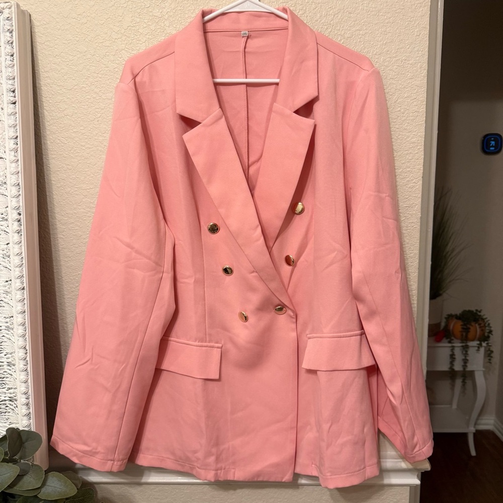 Women's Pink Blazer XXL - Picture 12 of 13